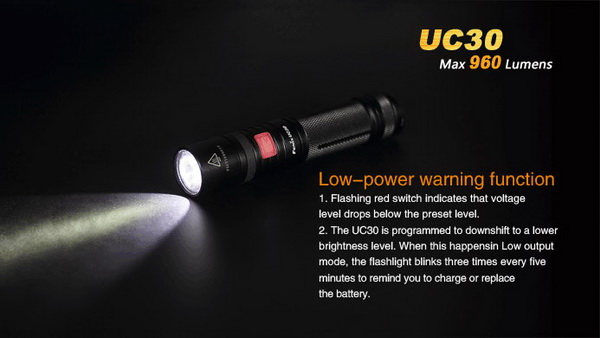 fenix uc30 LED Flashlight