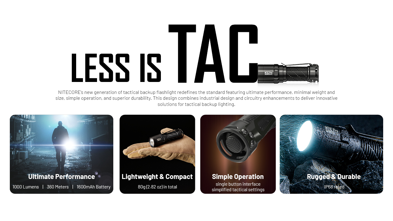 NiteCore MT1C PRO