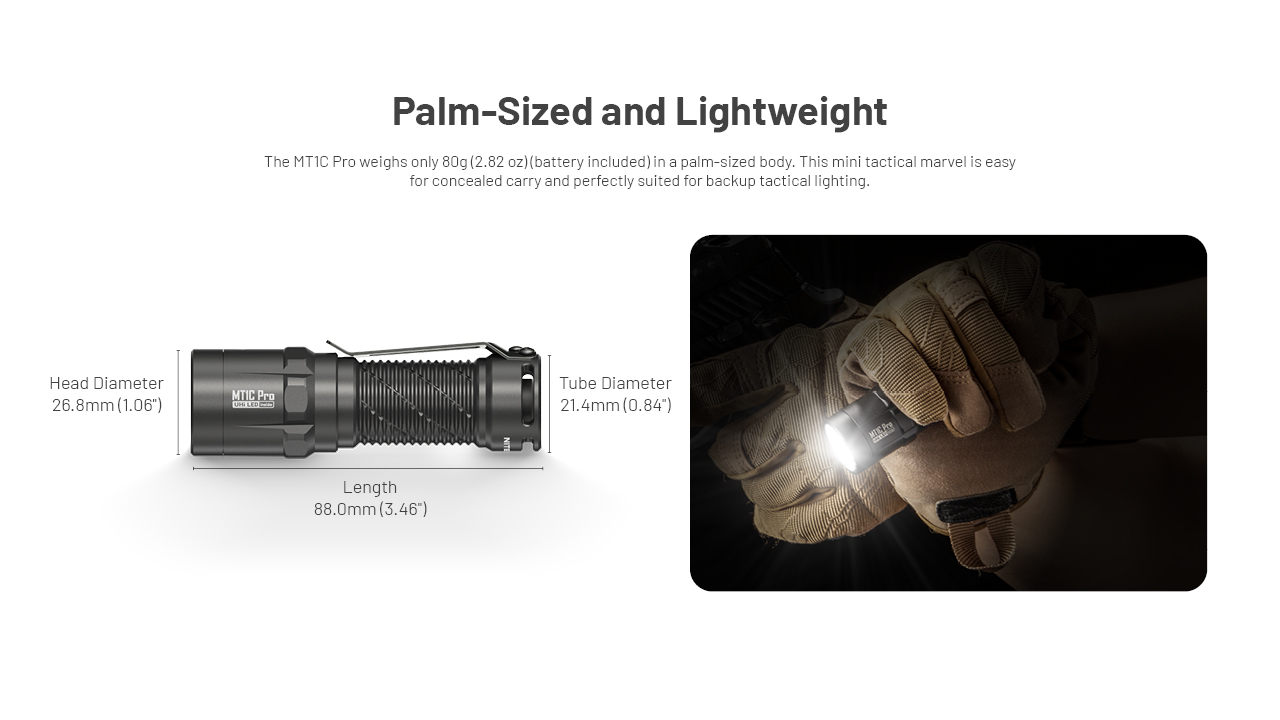NiteCore MT1C PRO