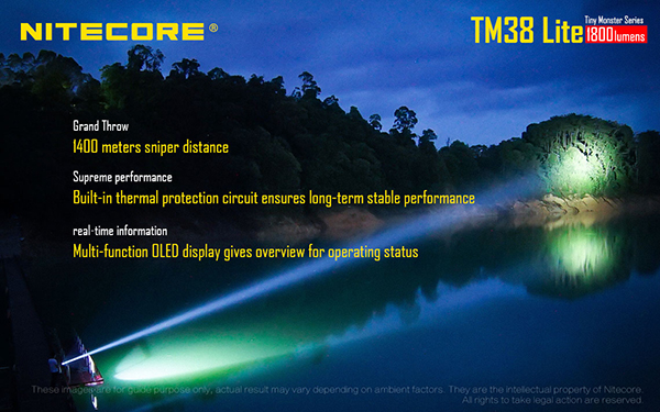 nitecore tm38lite Infrared LED Flashlight